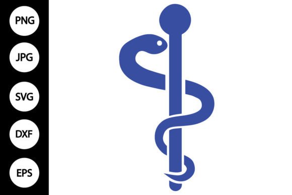 Blue Medical Symbol SVG for Crafts & Graphics