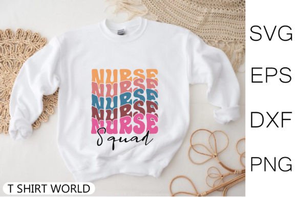 Nurse Squad Retro SVG: Graphics for Crafts