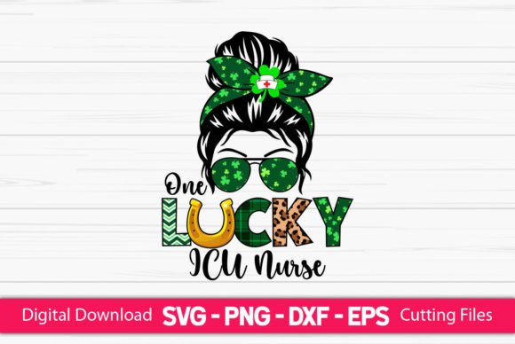 One Lucky ICU Nurse Graphics & Crafts Review