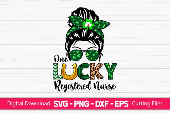 One Lucky Nurse Graphics for Crafts