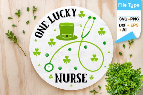 One Lucky Nurse SVG: Graphics for Crafts