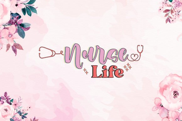 Retro Nurse Life SVG Sublimation: Graphics for Crafts