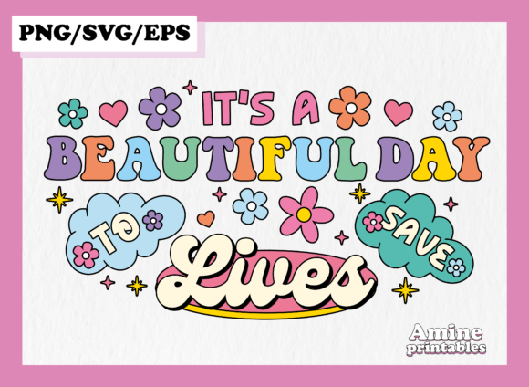 Review: Groovy Nurse Motivational Colorful SVG