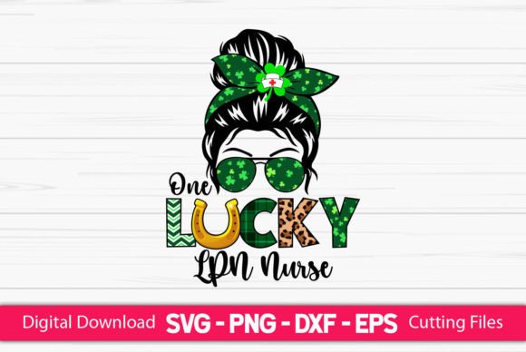 Reviewing One Lucky LPN Nurse Messy Bun Design