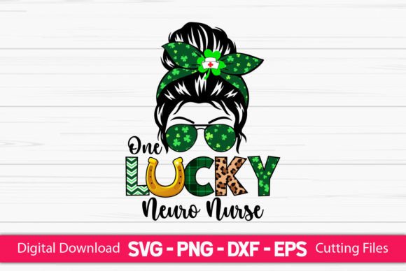 Reviewing One Lucky Neuro Nurse Messy Bun for Embroidery