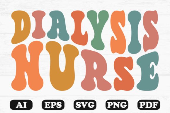 Reviewing the Dialysis Nurse Retro Wavy Svg T-shirt Design