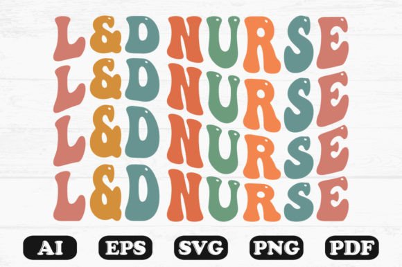 Reviewing the L D Nurse Retro Wavy SVG for Embroidery