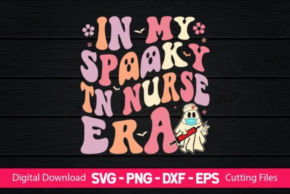 Spooky TN Nurse Graphics for Crafts